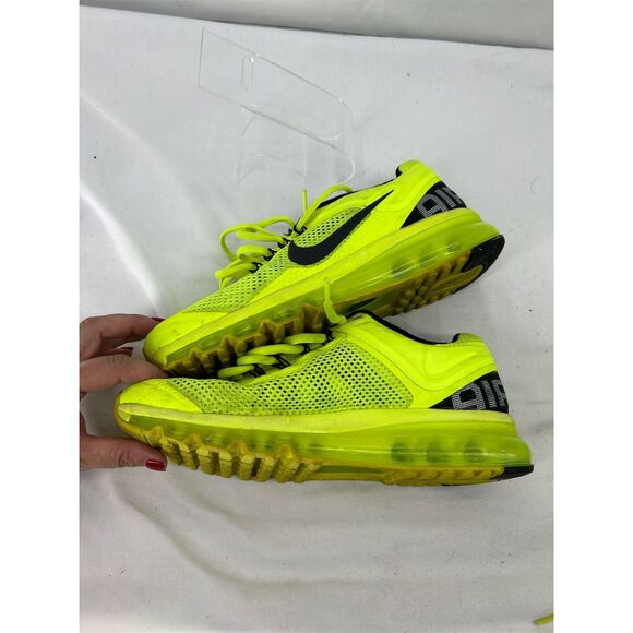 Nike Air Max 2013 Women's Running Shoes Volt Neon Yellow Size 7 - Picture 5 of 9